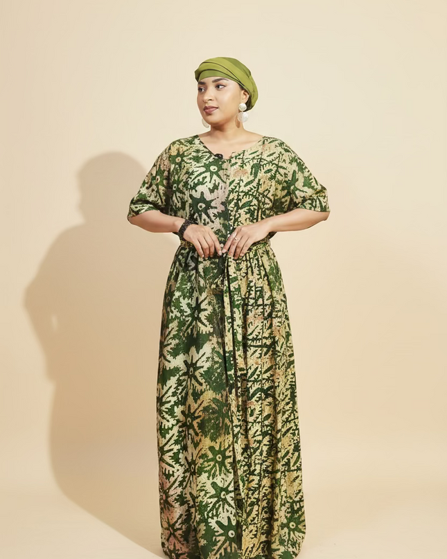 Combinaison adire - Vert