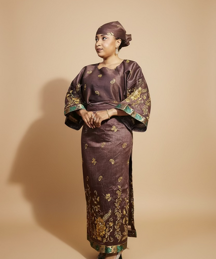 Ensemble anango - Marron