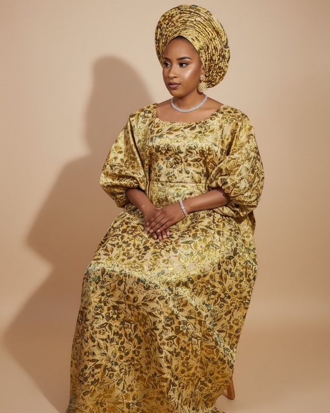 Brocart bisola & chapeau - Gold