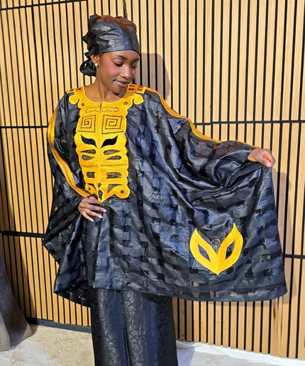 Ensemble organza naija - Noir